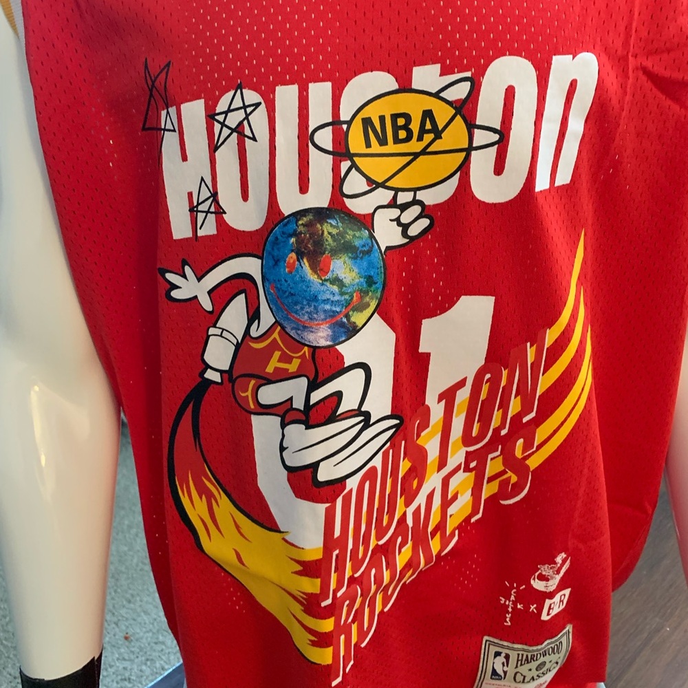 Travis Scott Houston Rockets Red Large Jersey